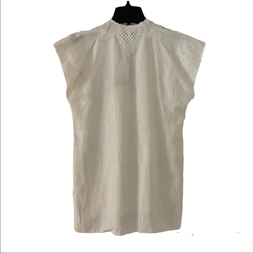 Zara lace embroidered tunic top size XS - Picture 3 of 7